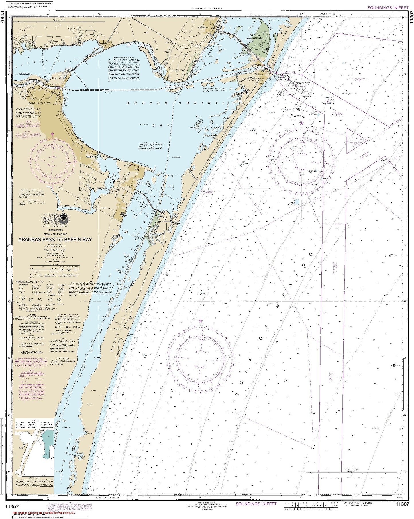 Aransas Pass to Baffin Bay (11307) by NOAA