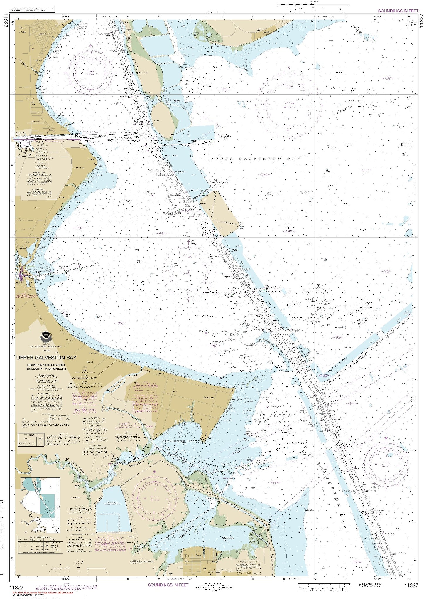 Upper Galveston Bay (11327) by NOAA