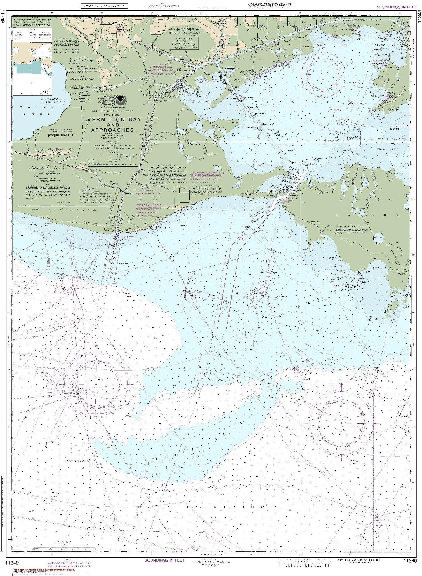 Vermilion Bay and Approaches (11349) by NOAA