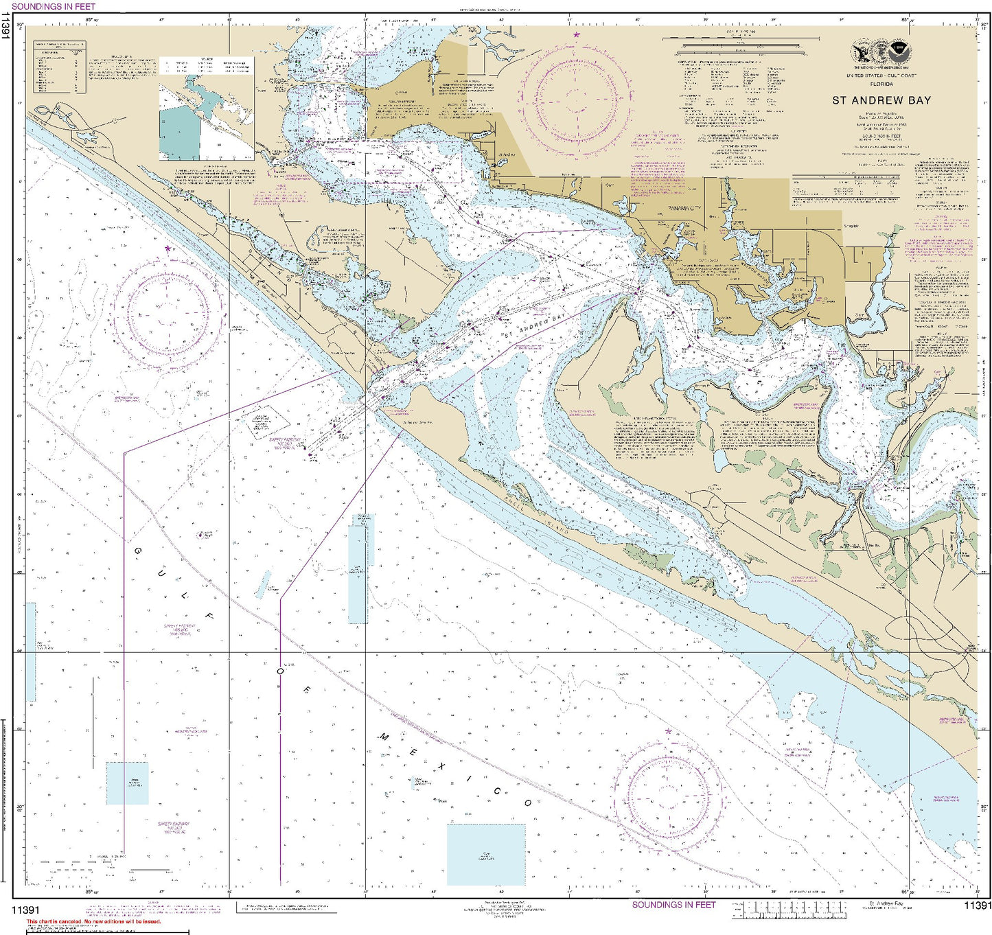 St. Andrew Bay (11391) by NOAA