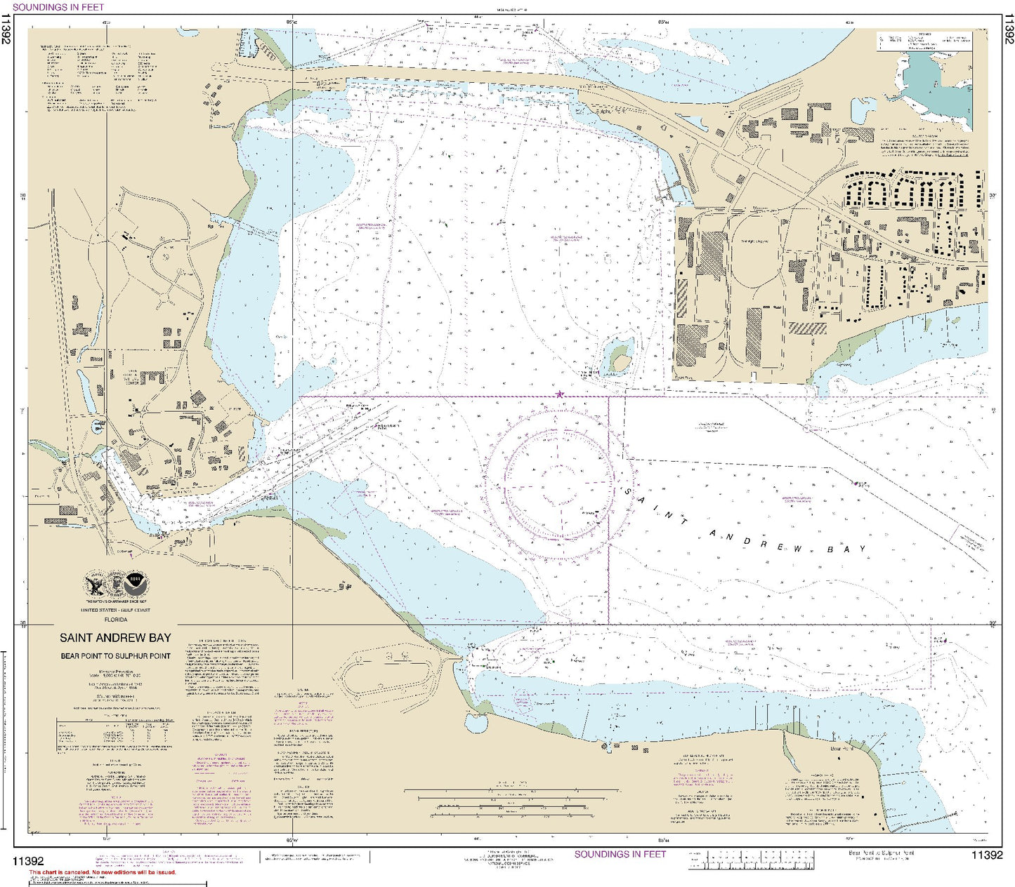 Bear Point to Sulphur Point (11392) by NOAA