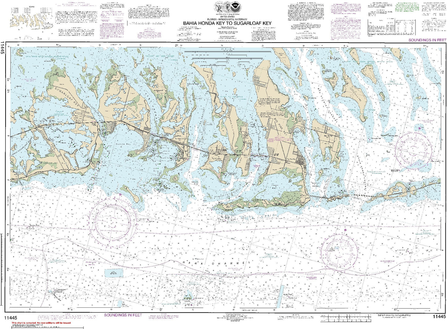 Bahia Honda Key to Sugarloaf Key (11445) by NOAA