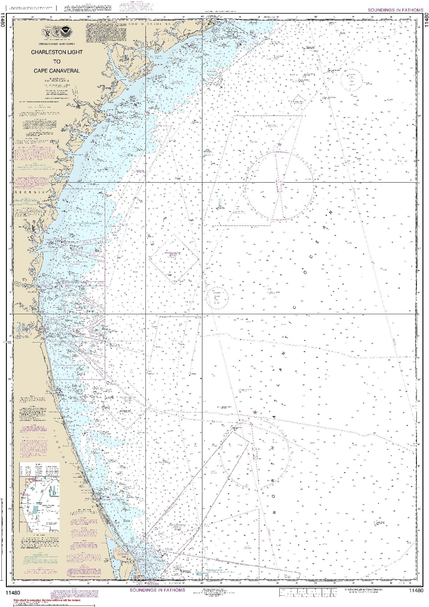 Charleston Light to Cape Canaveral (11480) by NOAA