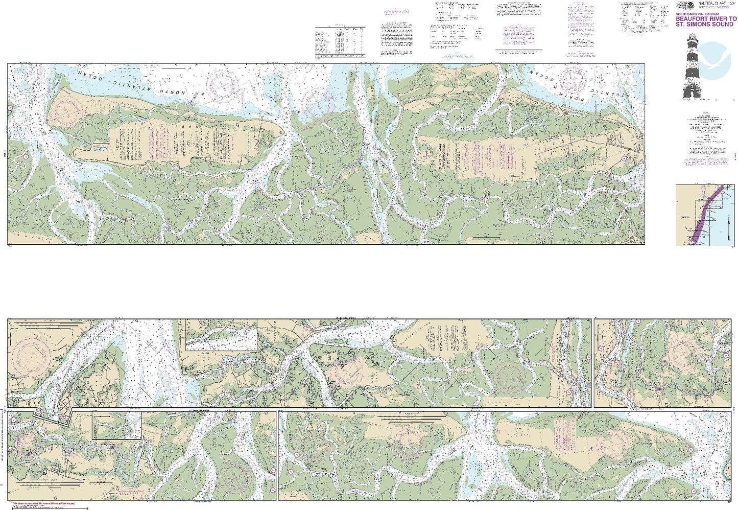 Beaufort River to St. Simons Sound (11507) by NOAA