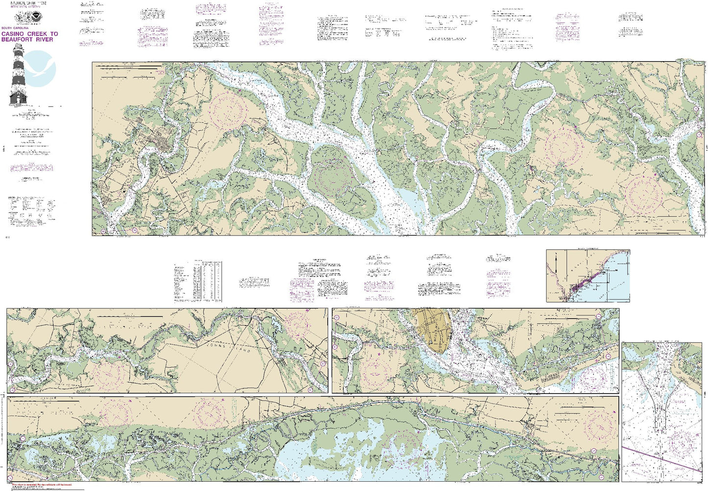 Casino Creek to Beaufort River (11518) by NOAA