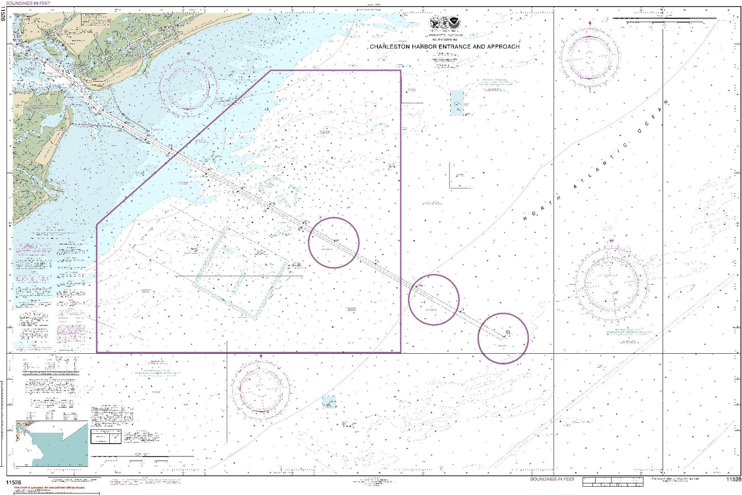 Charleston Harbor Entrance and Approach (11528) by NOAA