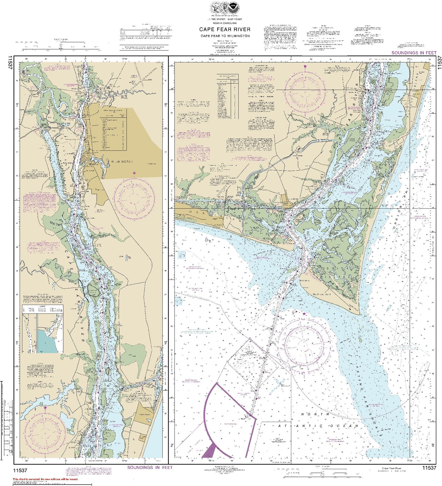 Cape Fear River (11537) by NOAA