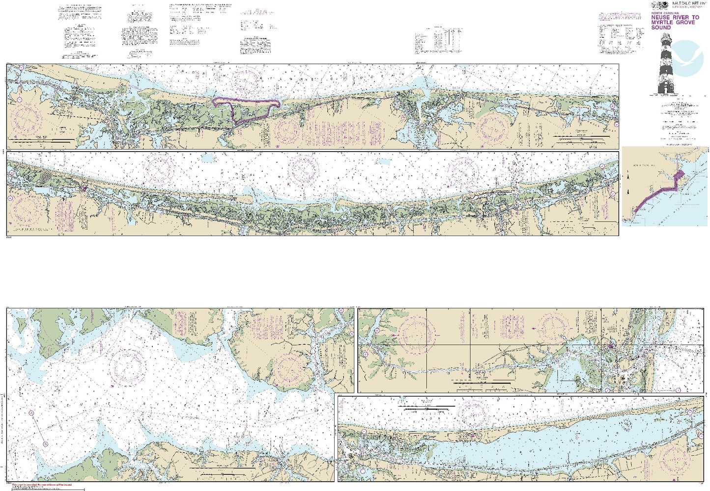 Neuse River to Myrtle Grove Sound (11541) by NOAA