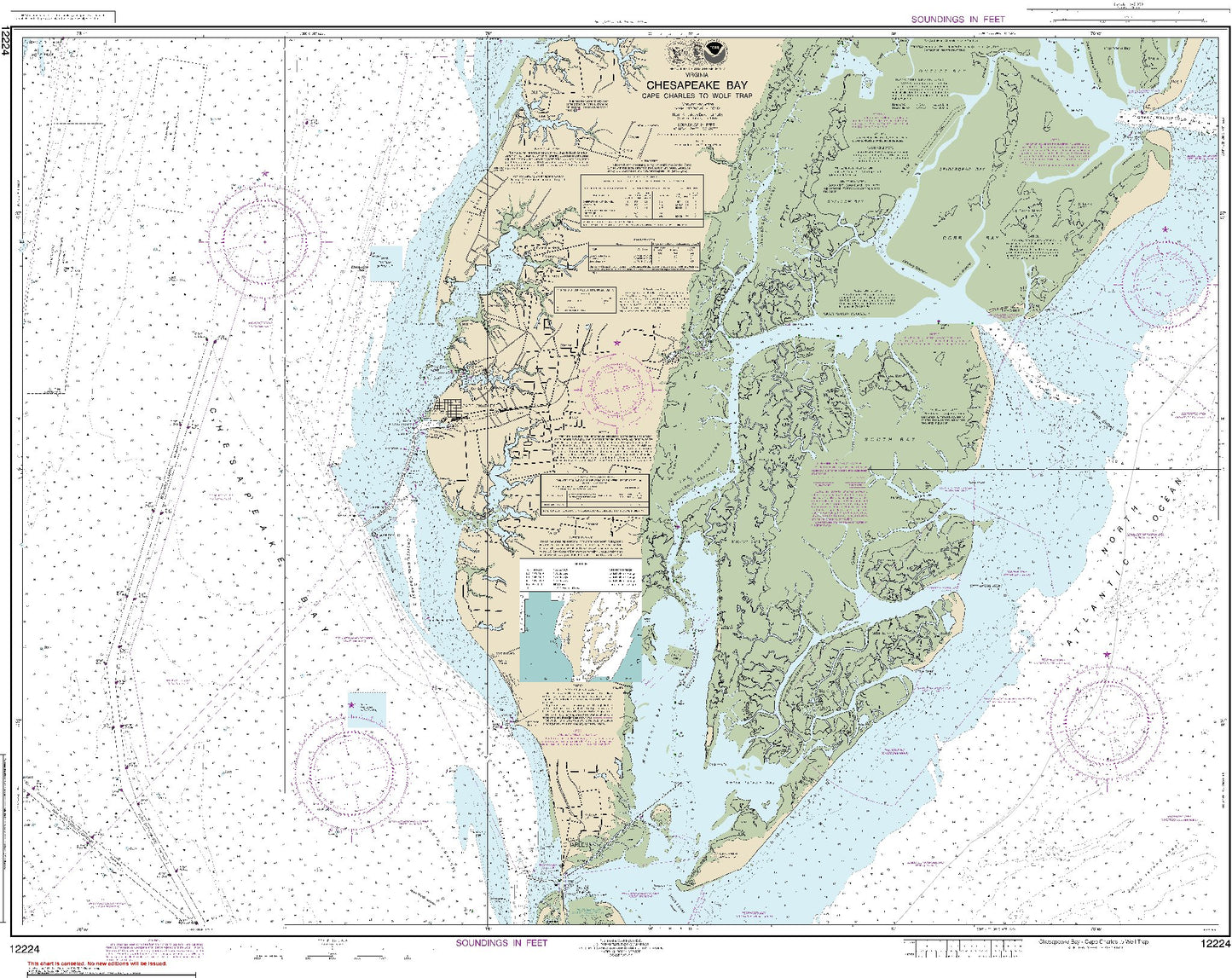 Chesapeake Bay - Cape Charles to Wolf Trap (12224) by NOAA