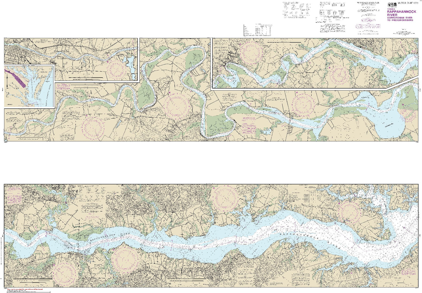 Rappahannock River - Corrotoman River to Fredericksburg; Side A (12237) by NOAA