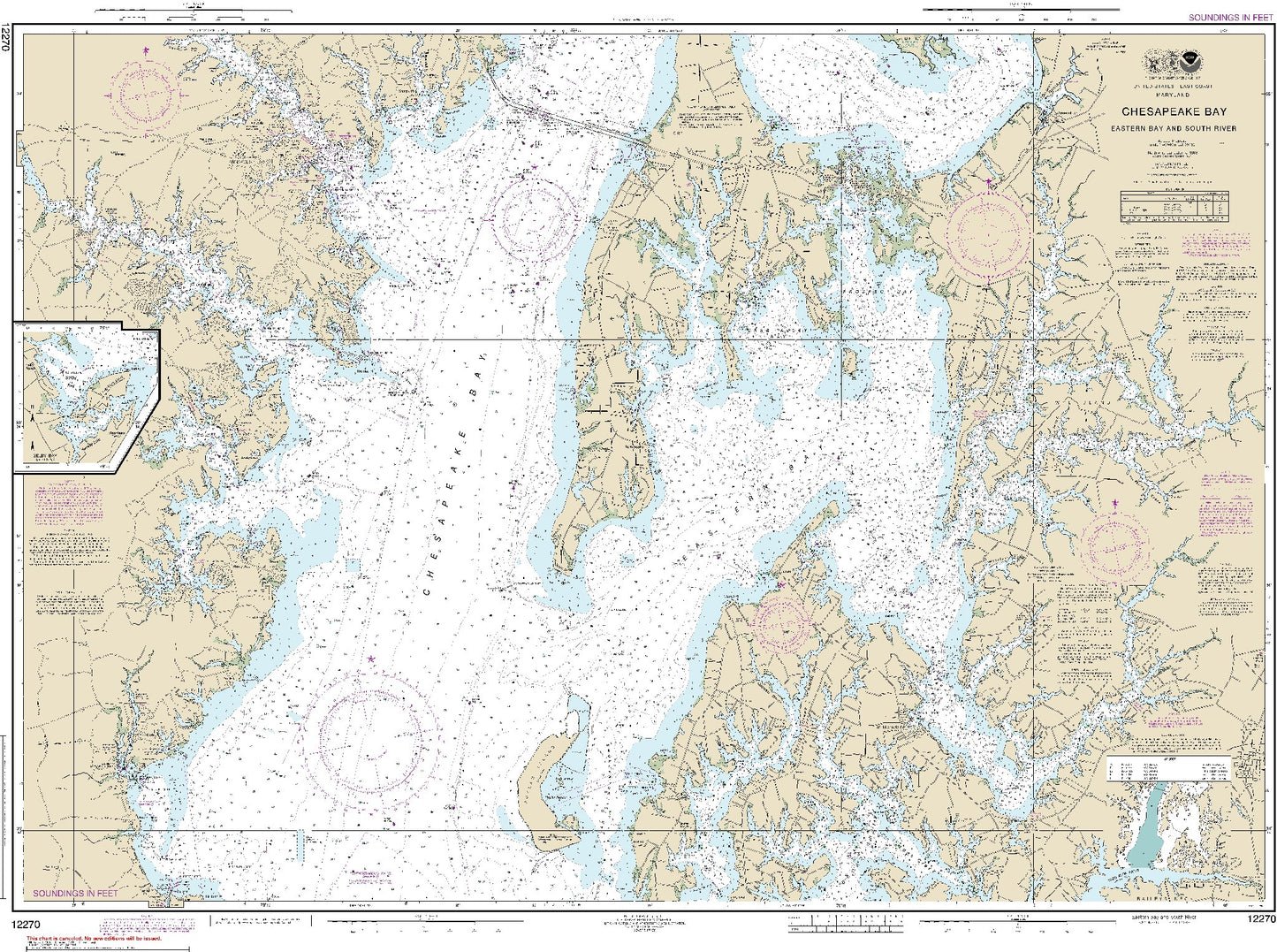 Chesapeake Bay - Eastern Bay and South River (12270) by NOAA
