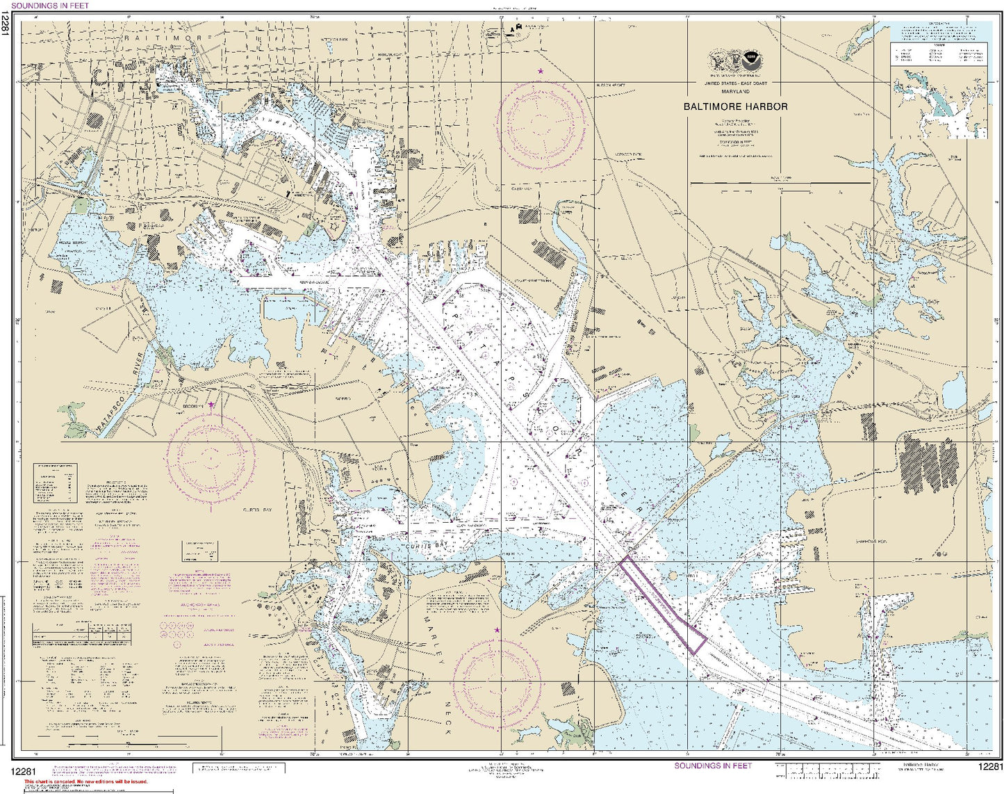 Baltimore Harbor (12281) by NOAA