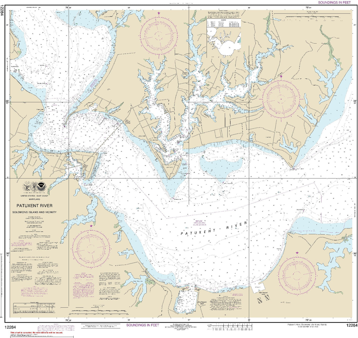 Patuxent River - Solomons Island and Vicinity (12284) by NOAA