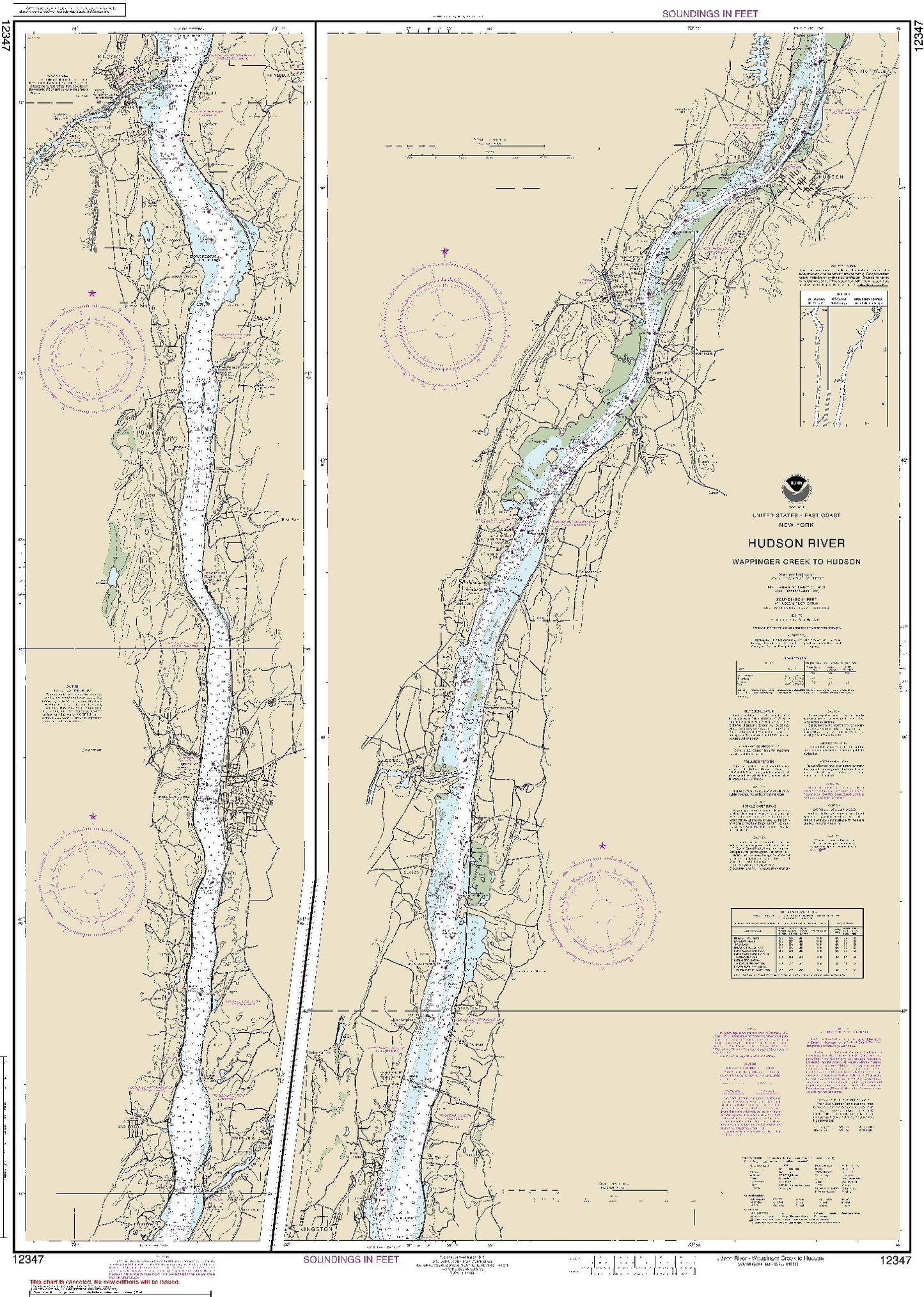 Hudson River - Wappinger Creek to Hudson (12347) by NOAA