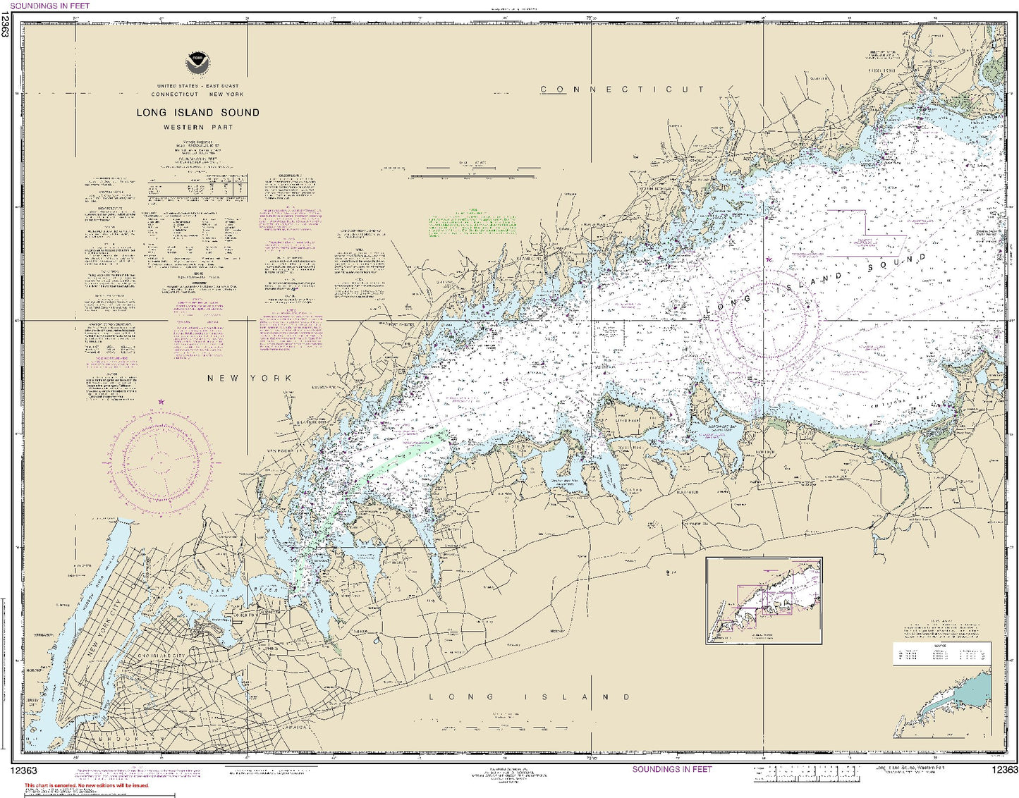 Long Island Sound - Western Part (12363) by NOAA