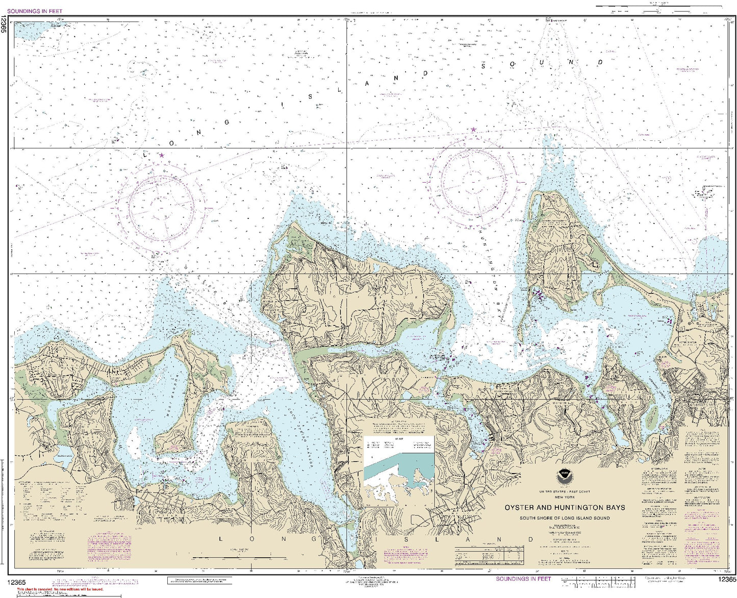 Oyster and Huntington Bays (12365) by NOAA