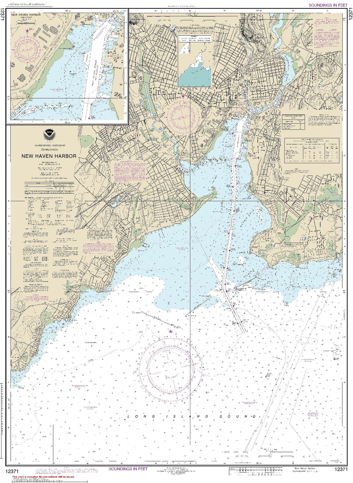 New Haven Harbor (12371) by NOAA
