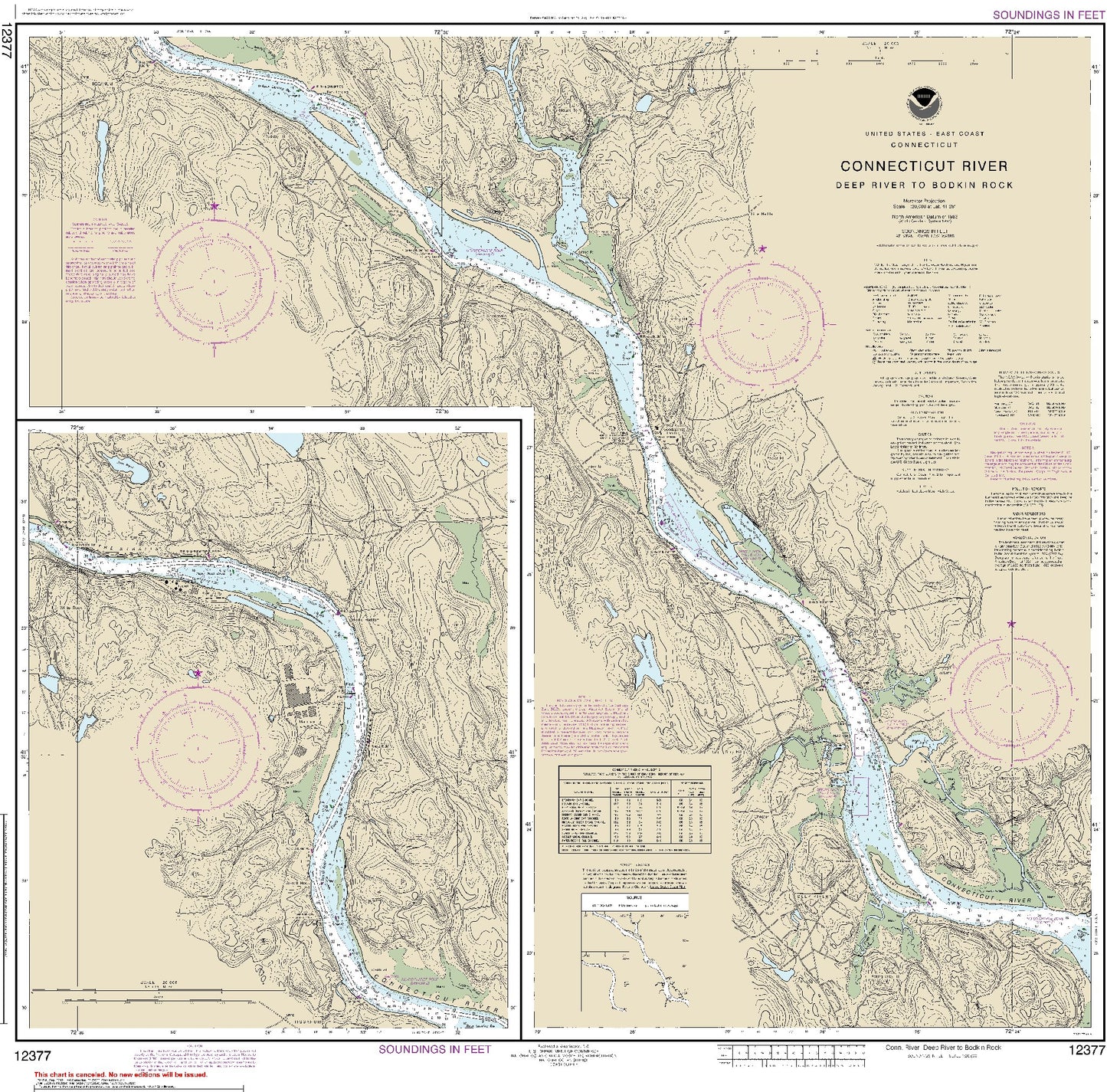 Connecticut River - Deep River to Bodkin Rock (12377) by NOAA