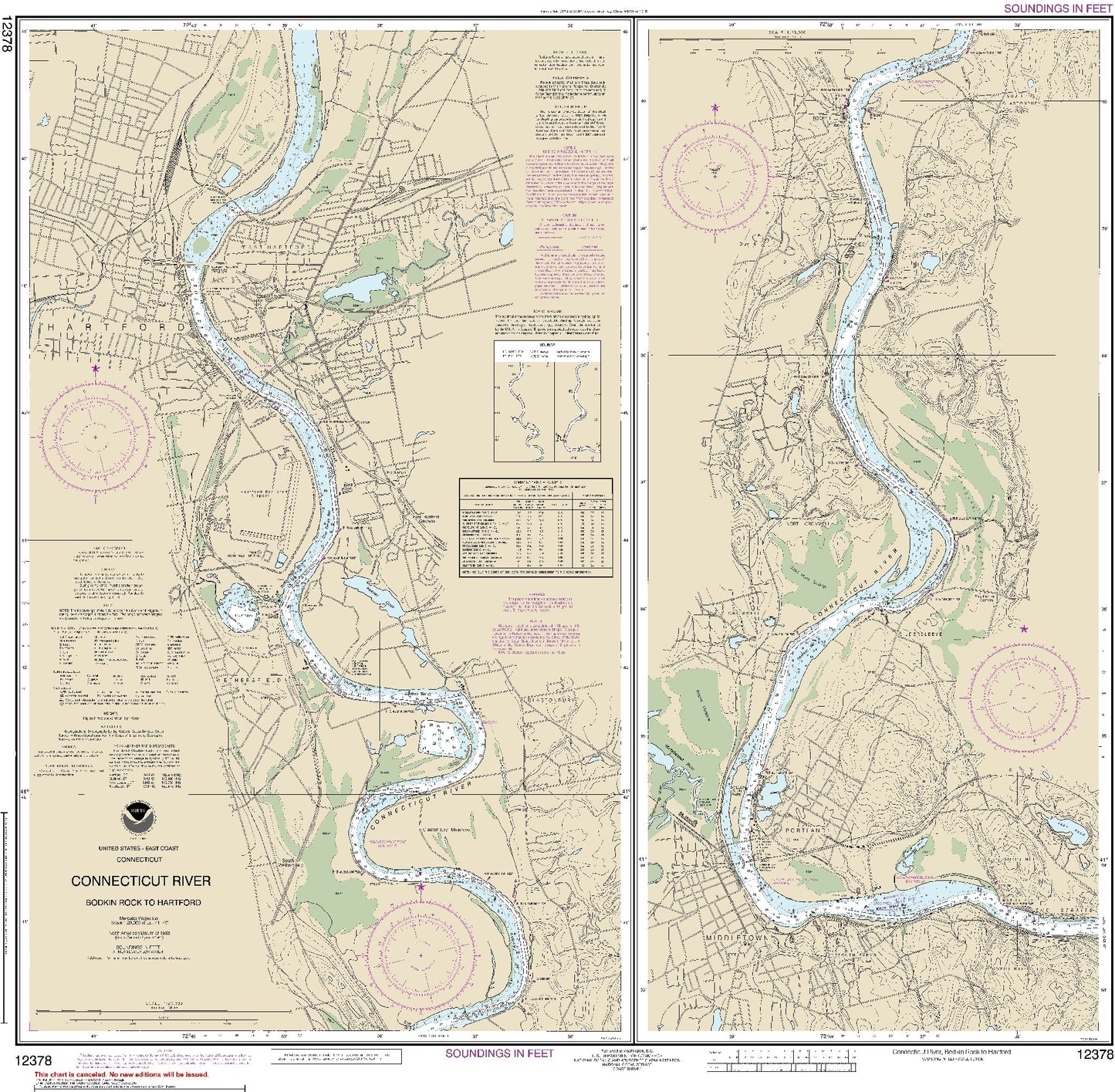 Connecticut River - Bodkin Rock to Hartford (12378) by NOAA