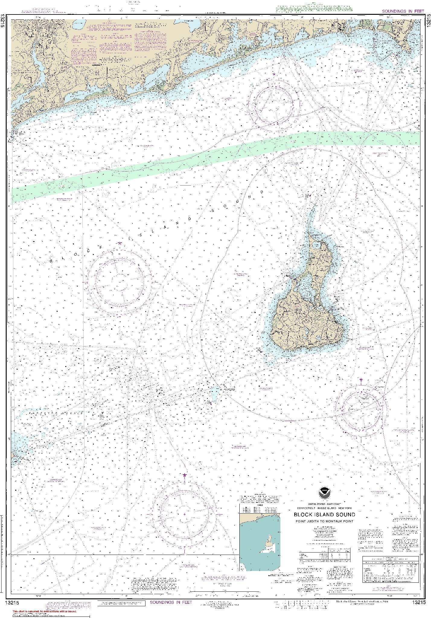 Block Island Sound - Point Judith to Montauk Point (13215) by NOAA