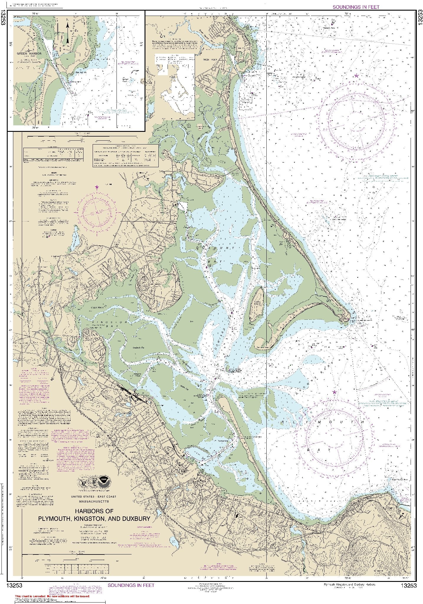 Plymouth, Kingston, and Duxbury Harbors (13253) by NOAA
