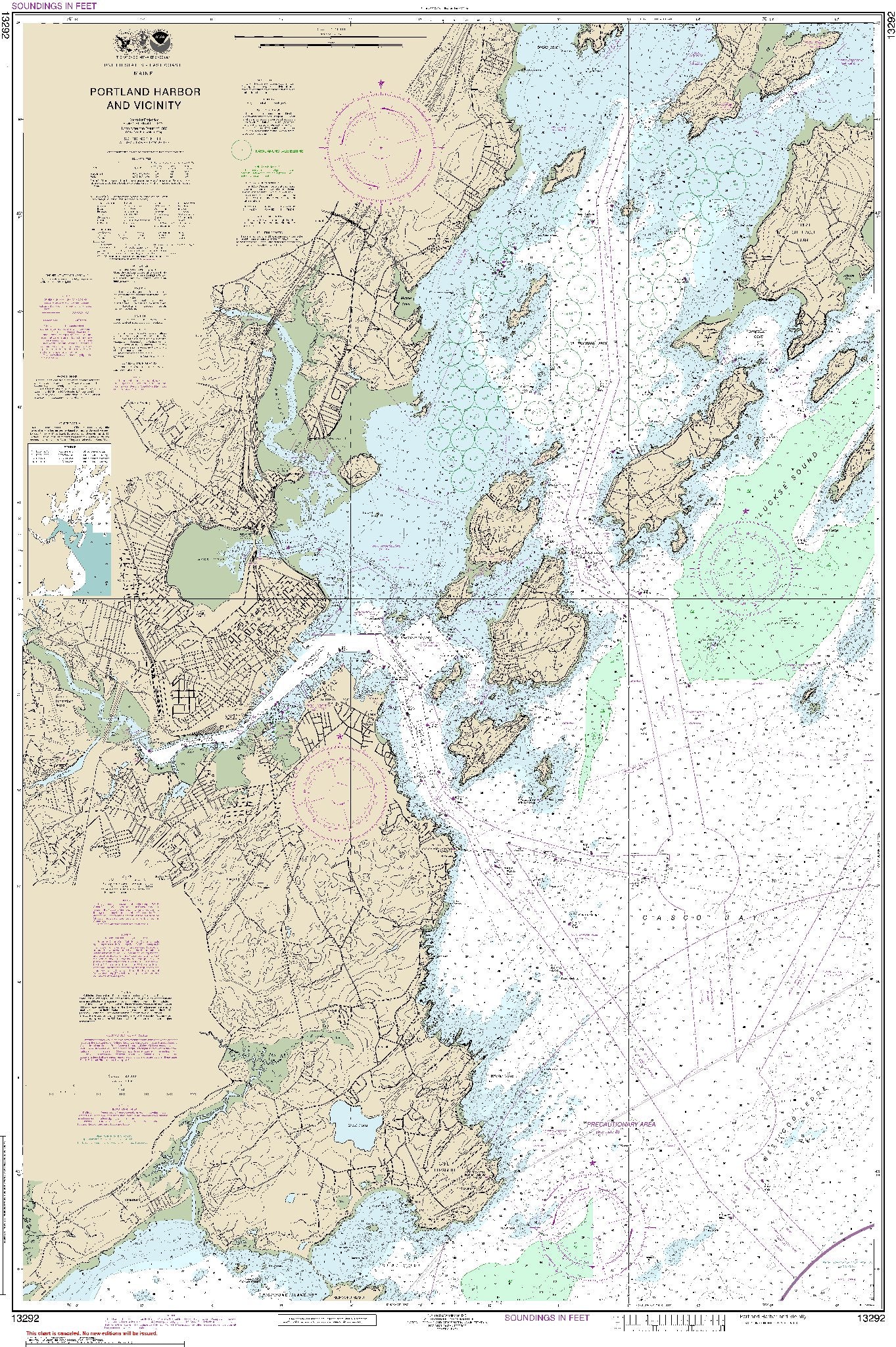 Portland Harbor and Vicinity (13292) by NOAA