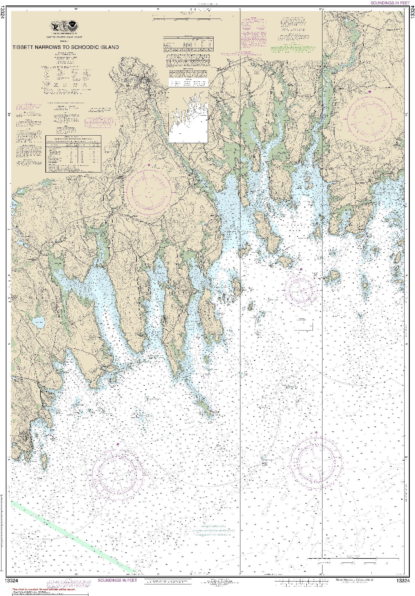 Tibbett Narrows to Schoodic Island (13324) by NOAA
