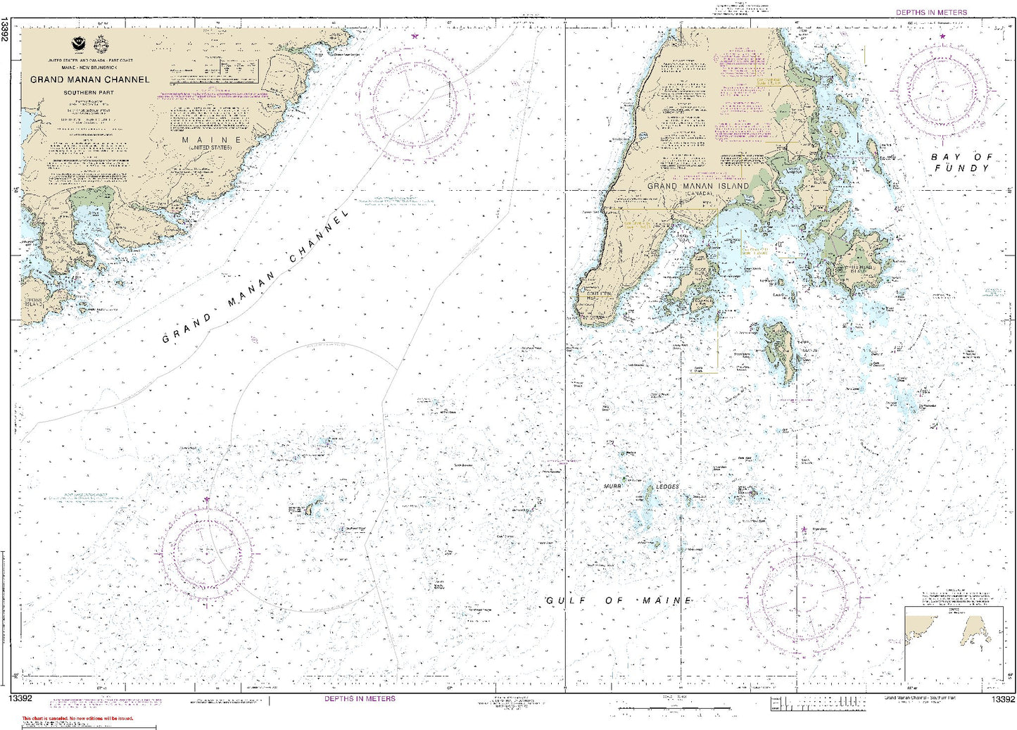 Grand Manan Channel - Southern Part (13392) by NOAA