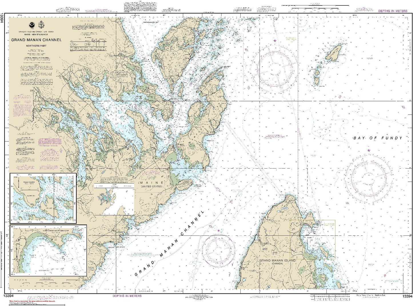 Grand Manan Channel - Northern Part (13394) by NOAA