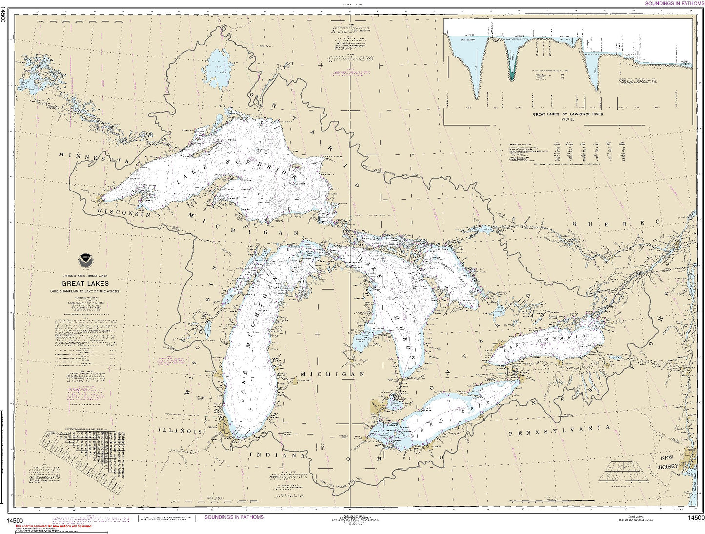 Great Lakes (14500) by NOAA