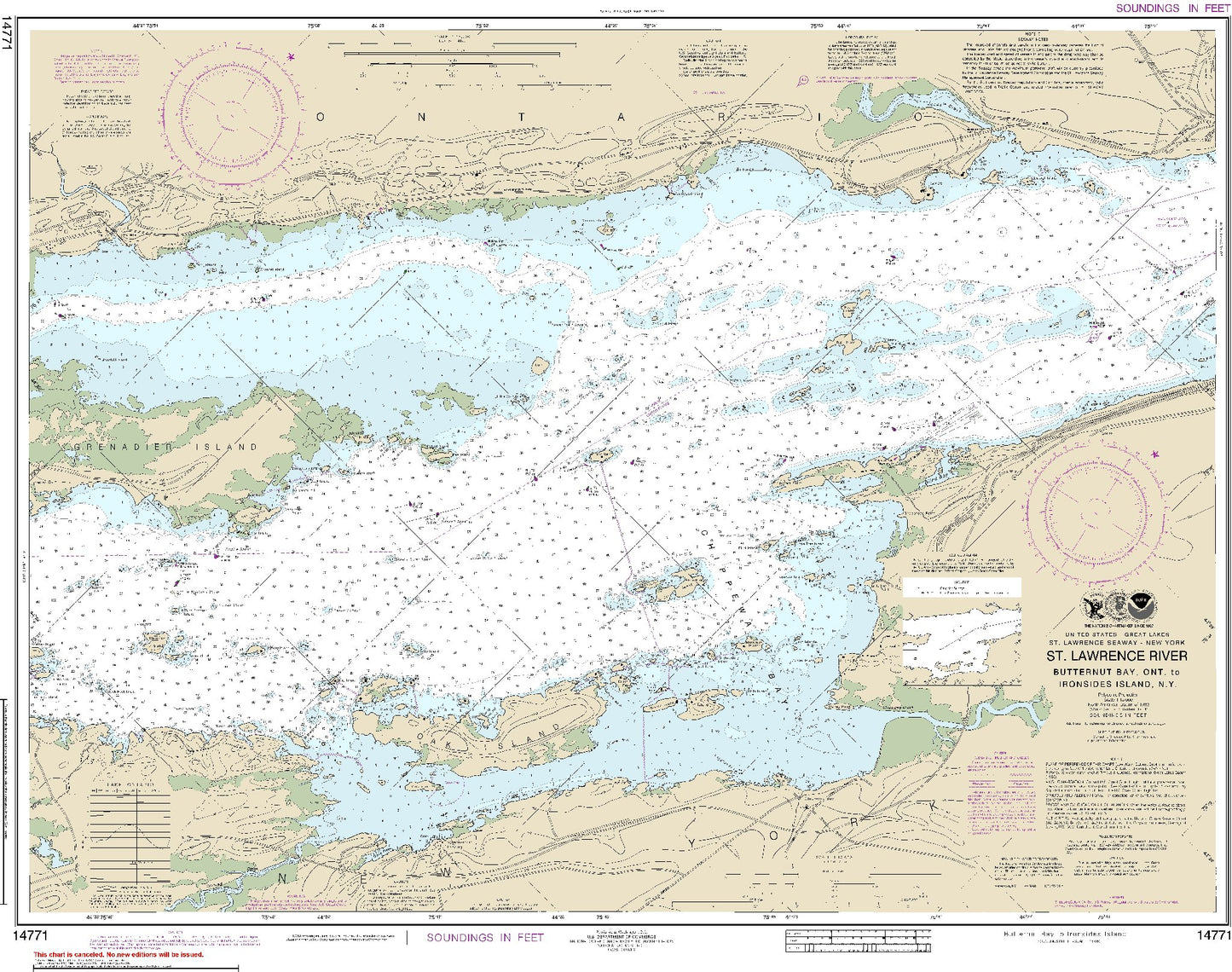 St. Lawrence River - Butternut Bay, Ont. to Ironsides Island, Ny (14771) by NOAA