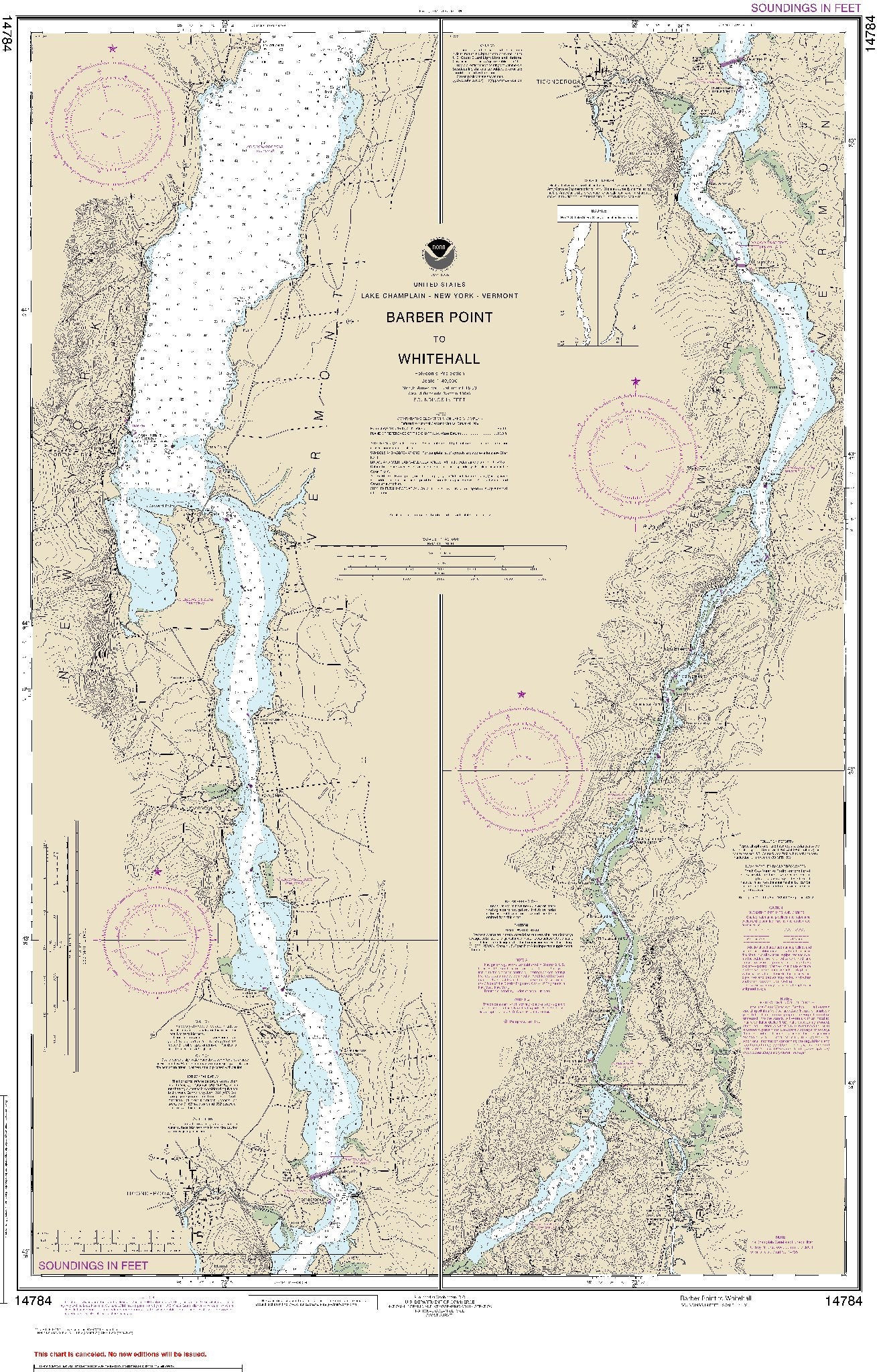 Barber Point to Whitehall (14784) by NOAA