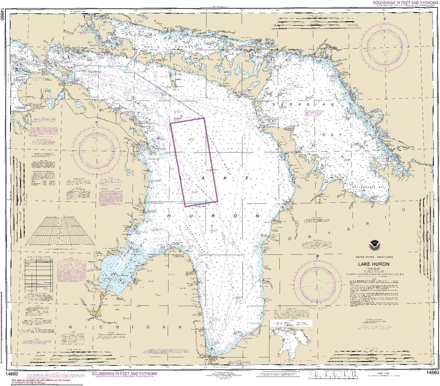 Lake Huron (14860) by NOAA