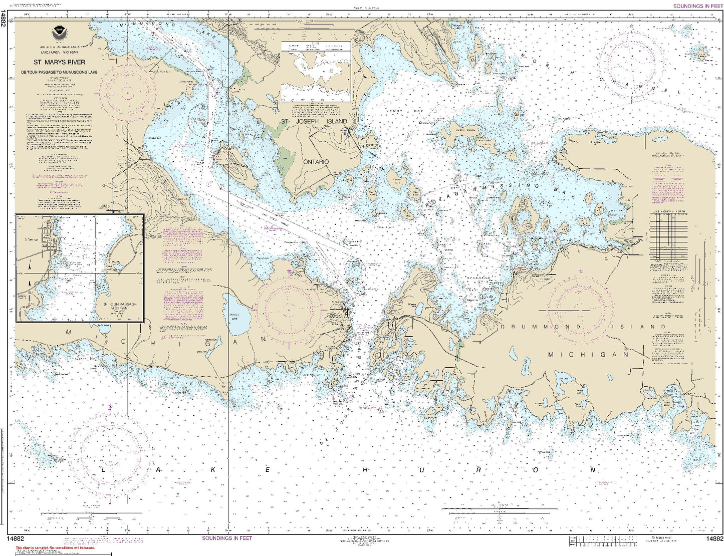 St. Marys River (14882) by NOAA