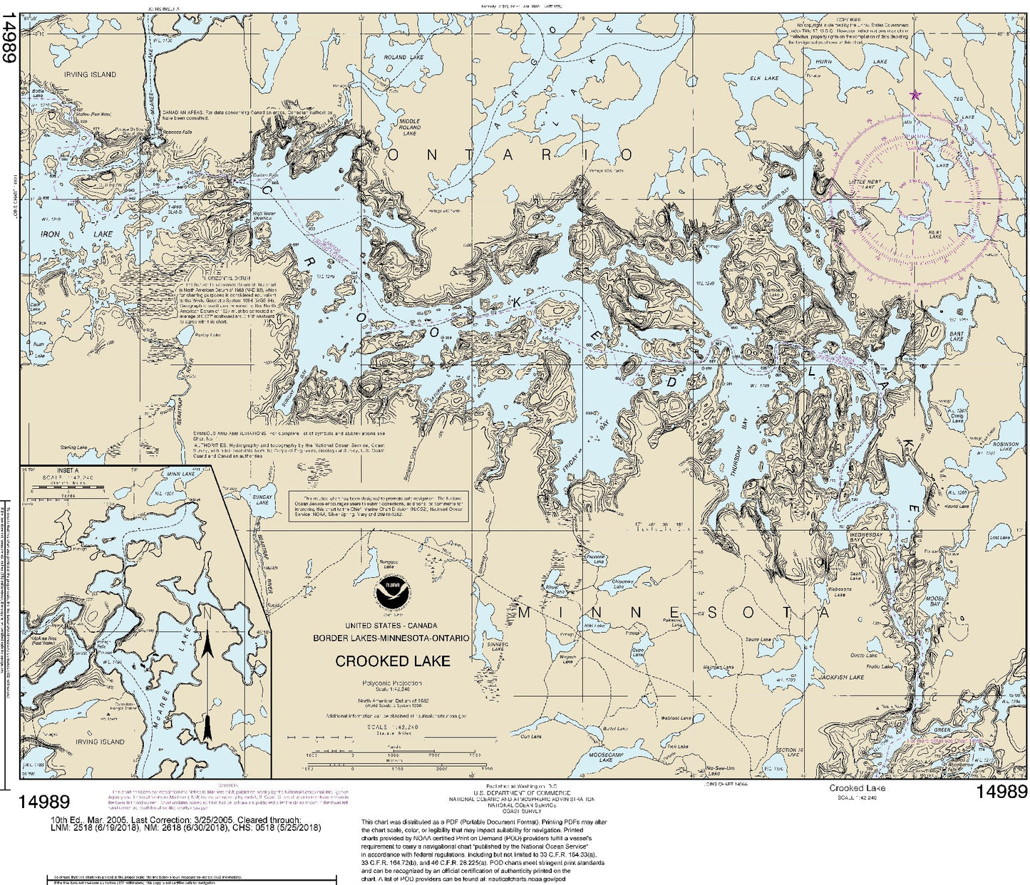 Crooked Lake (14989) by NOAA