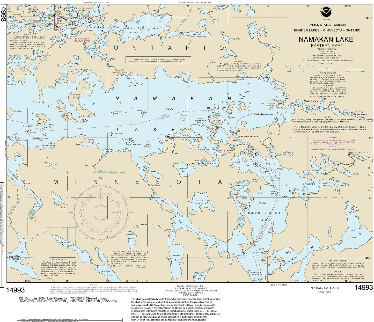 Namakan Lake (14993) by NOAA