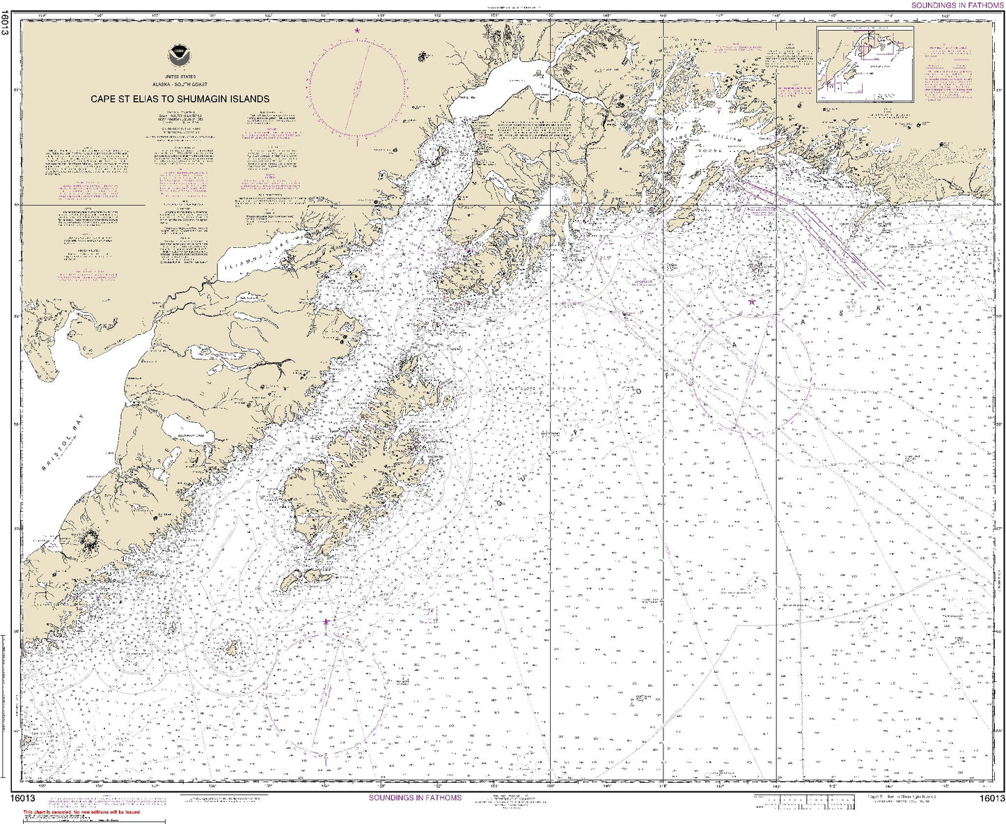 Cape St. Elias to Shumagin Islands (16013) by NOAA