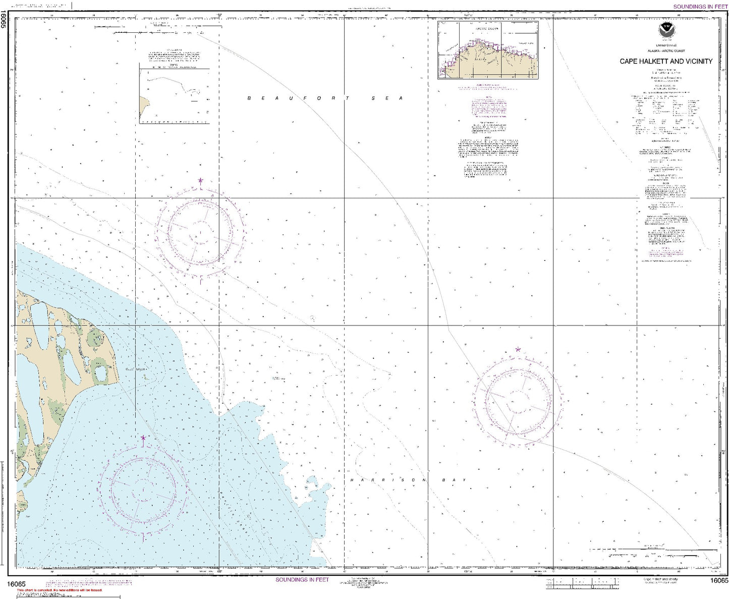 Cape Halkett and Vicinity Alaska Arctic (16065) by NOAA