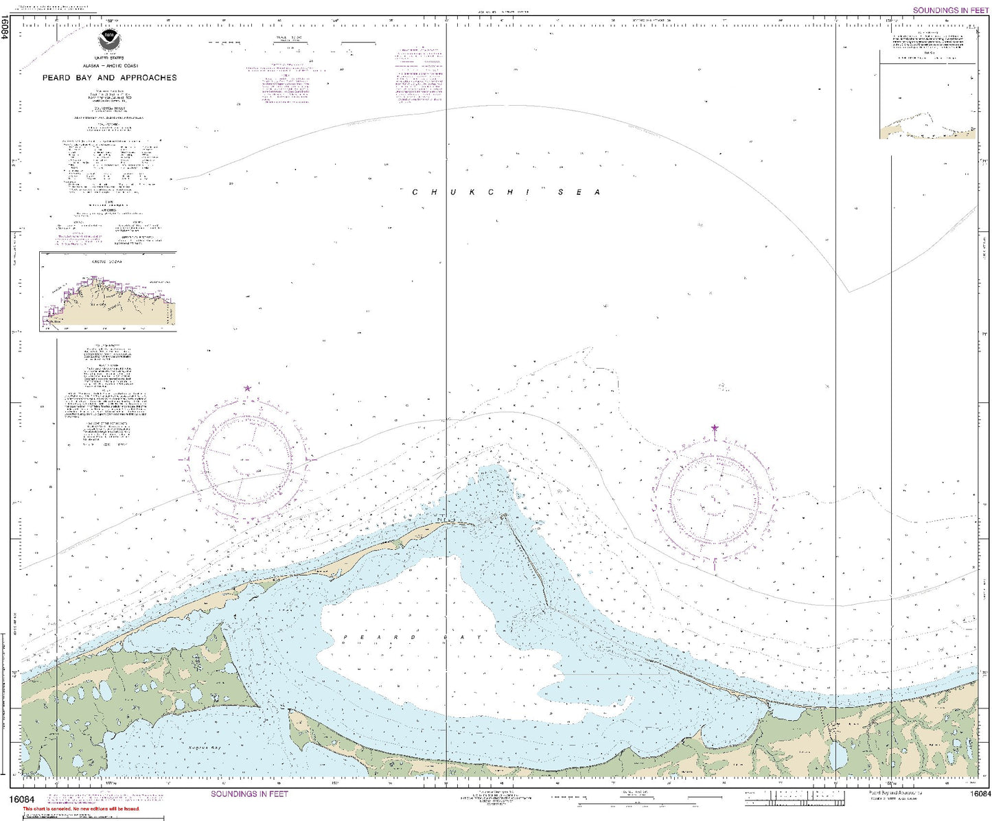 Peard Bay and Approaches (16084) by NOAA