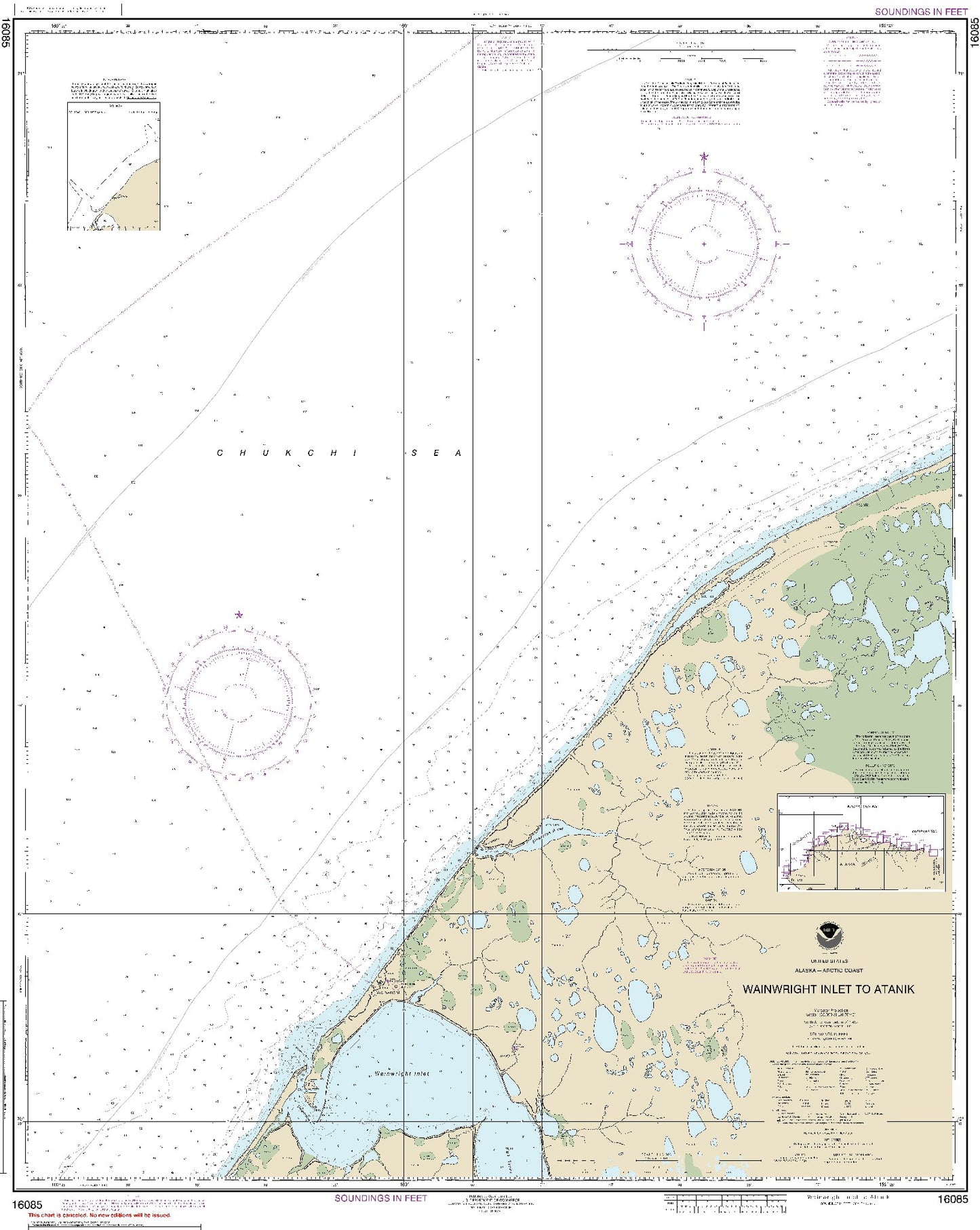 Wainwright Inlet to Atanik (16085) by NOAA
