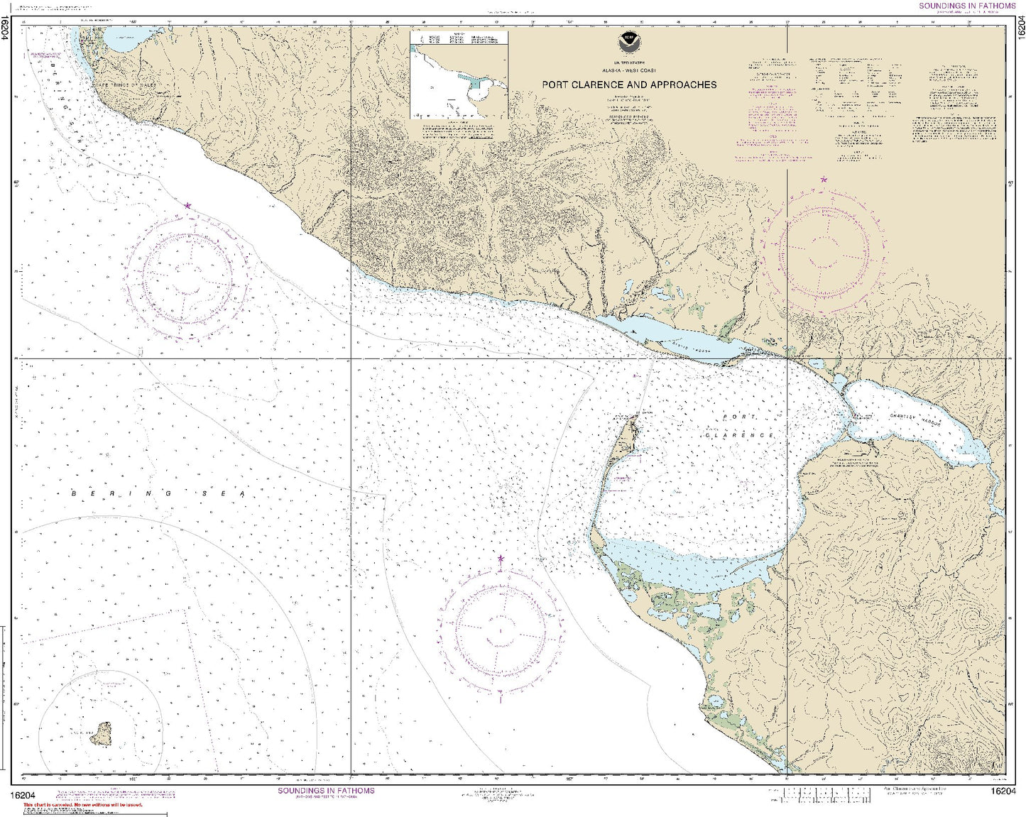 Port Clarence and Approaches (16204) by NOAA