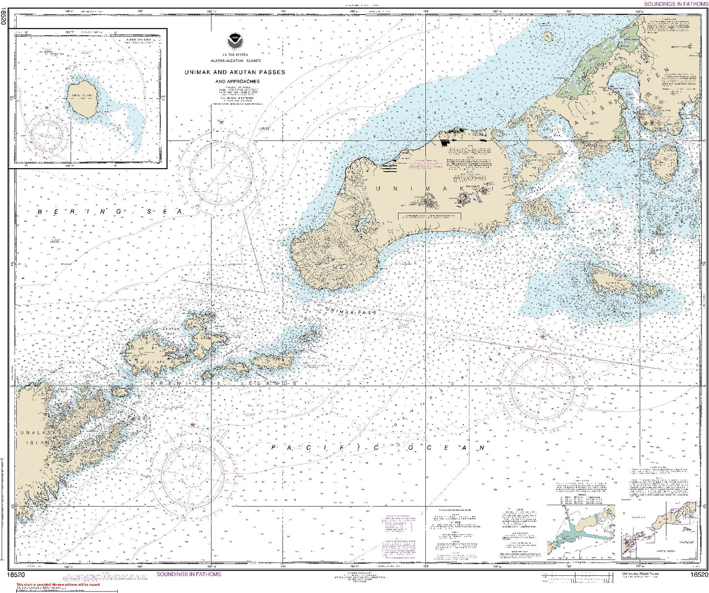 Unimak and Akutan Passes (16520) by NOAA