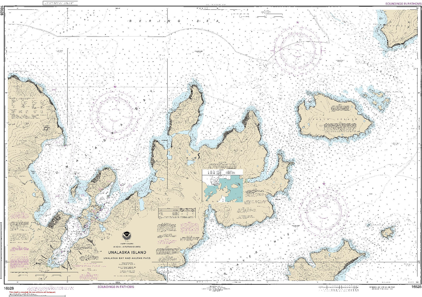 Unalaska Bay and Akutan Pass (16528) by NOAA