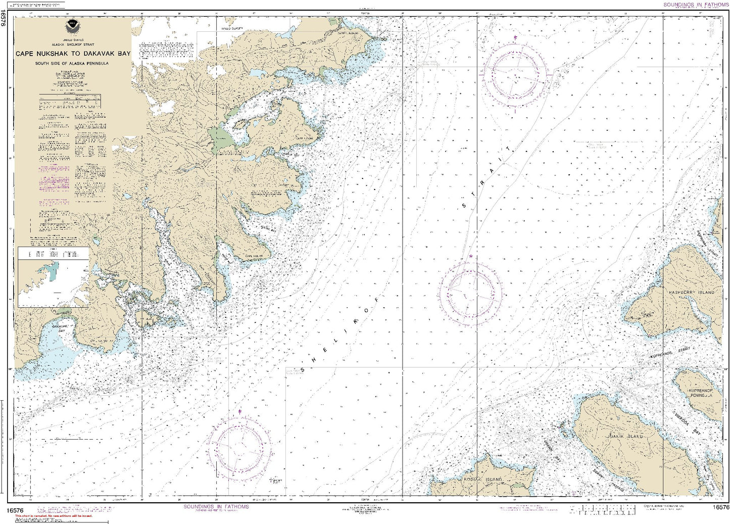 Cape Nukshak to Dakavak Bay (16576) by NOAA