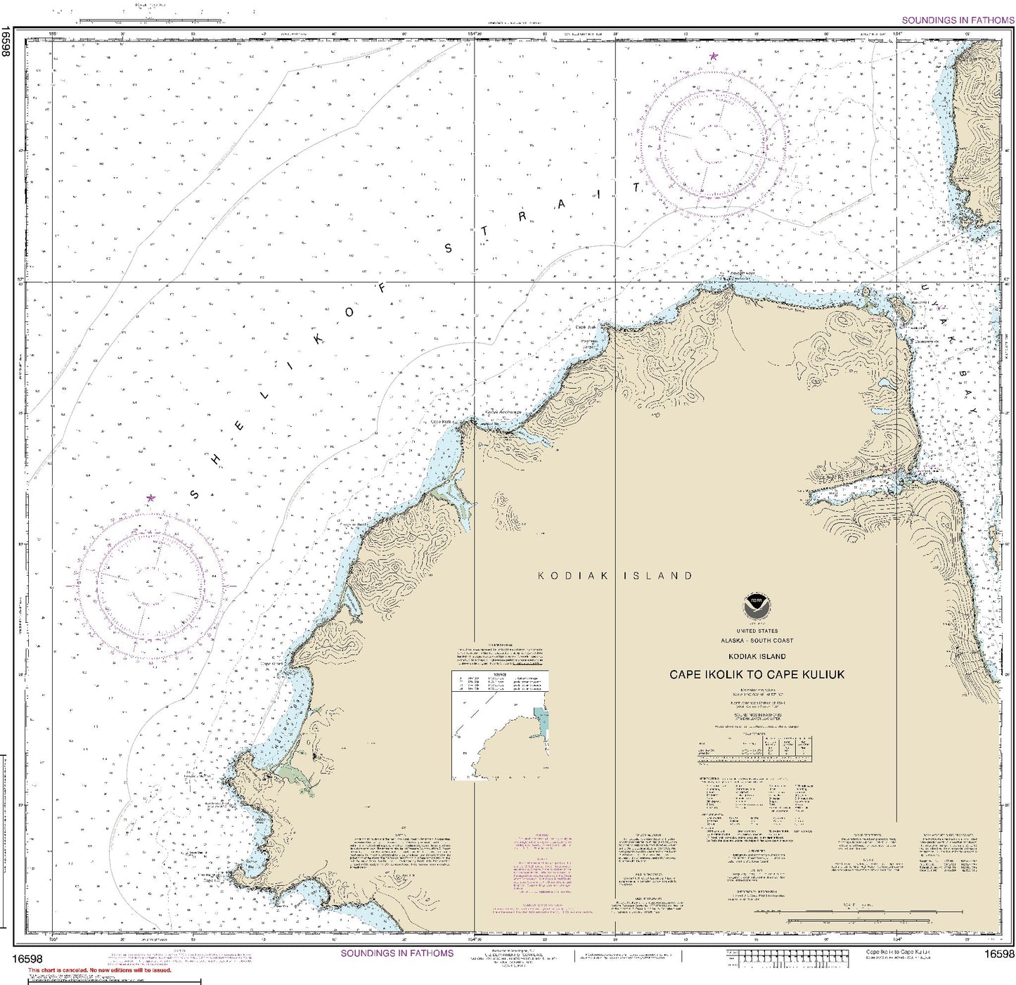 Cape Ikolik to Cape Kuliuk (16598) by NOAA
