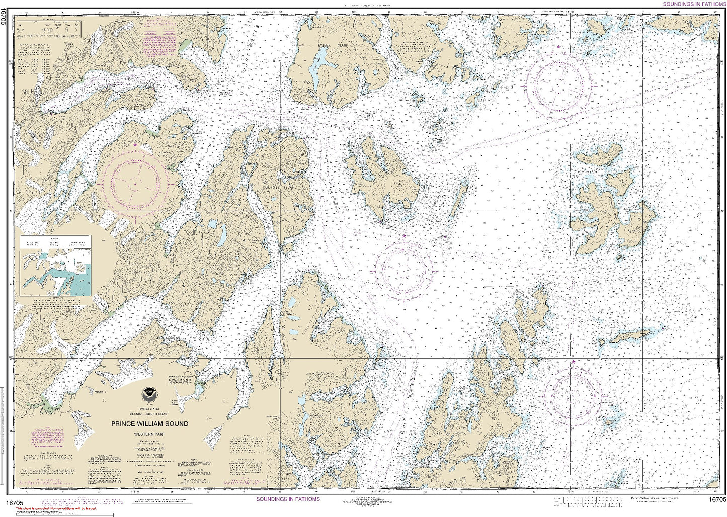 Prince William Sound - Western Part (16705) by NOAA