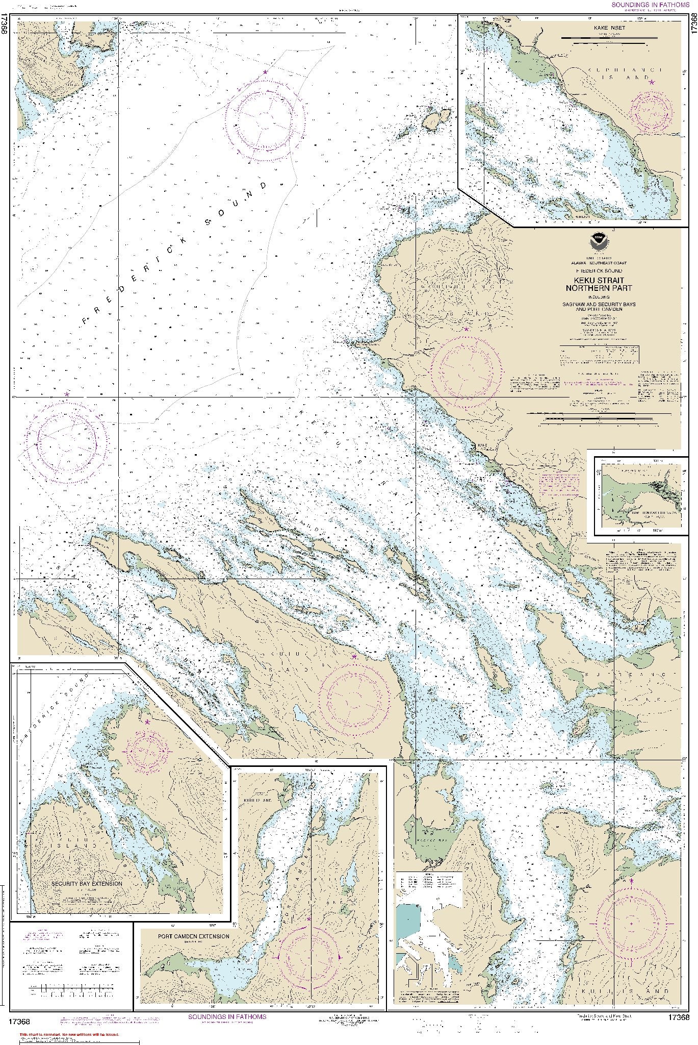 Frederick Sound and Keku Strait (17368) by NOAA