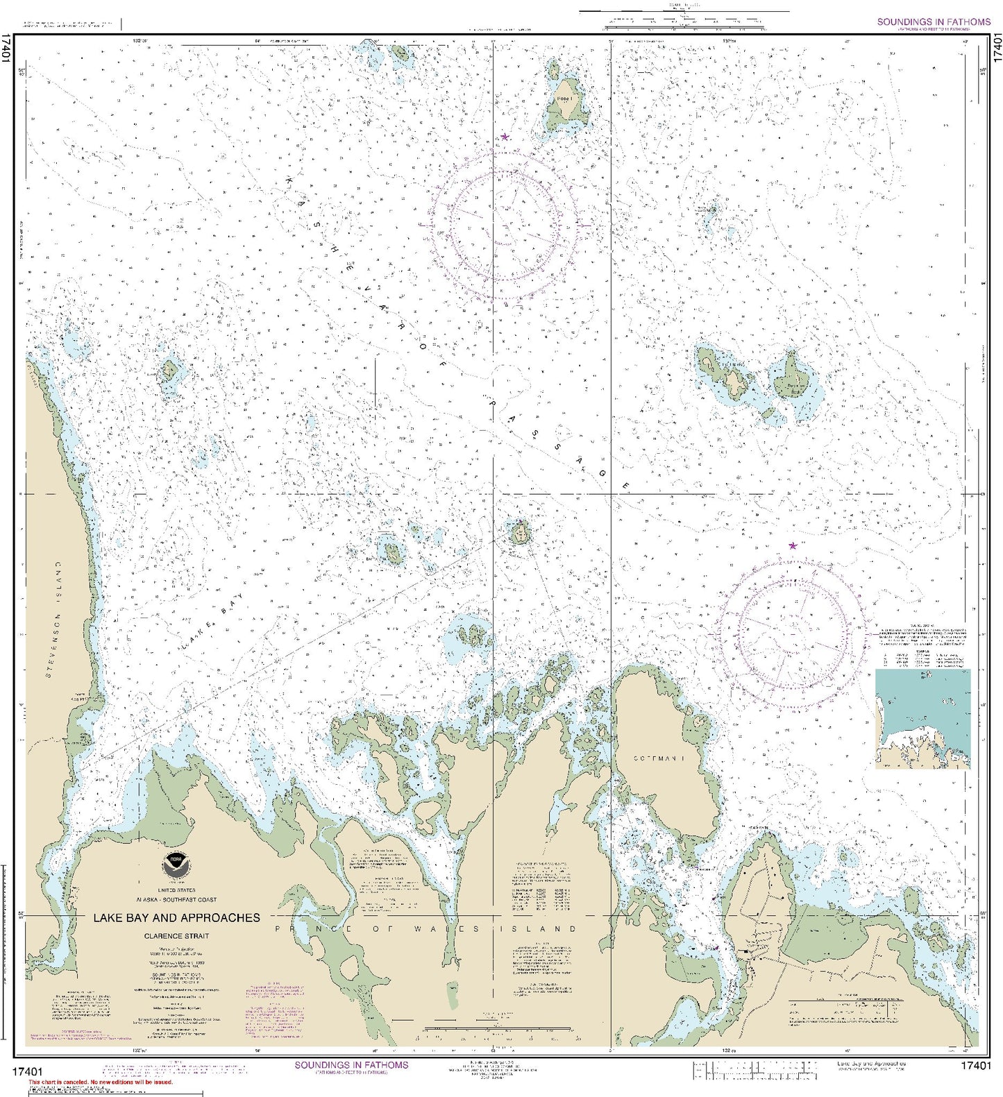 Lake Bay and Approaches (17401) by NOAA