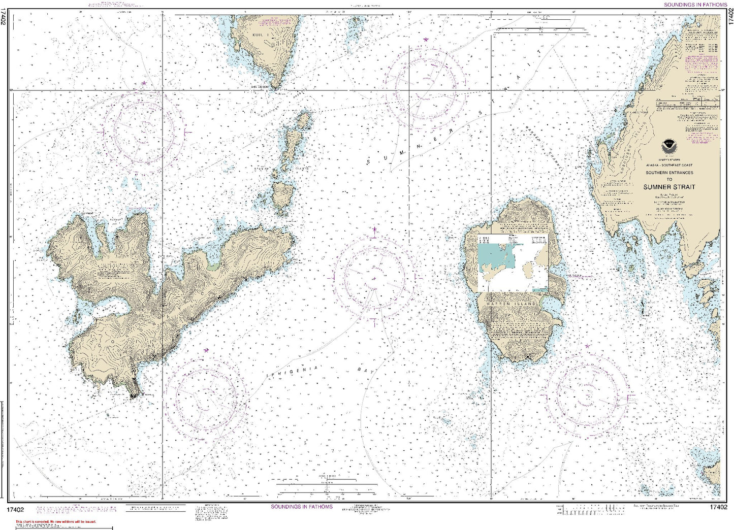 Southern Entrance to Sumner Strait (17402) by NOAA