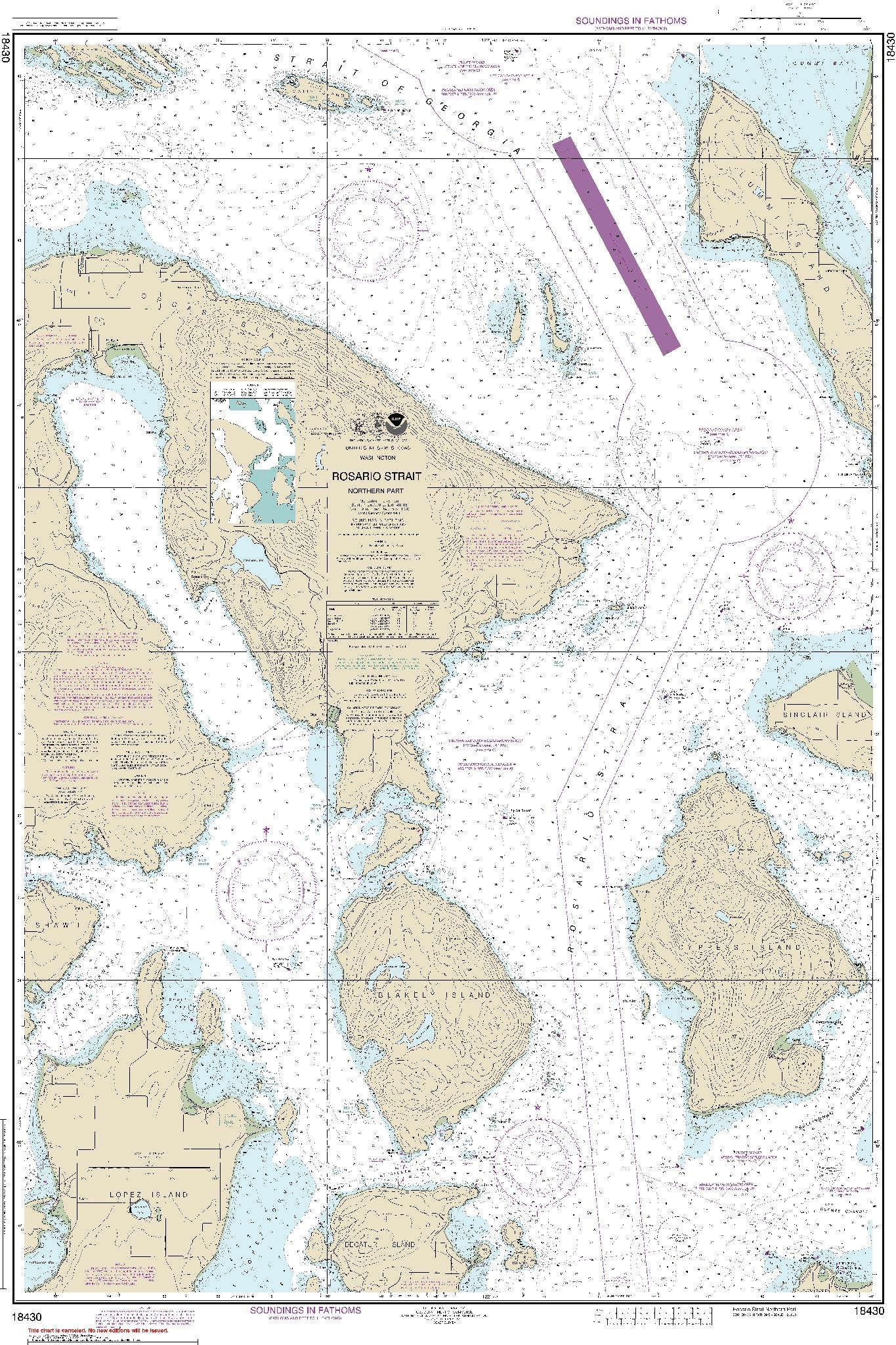 Rosario Strait - Northern Part (18430) by NOAA